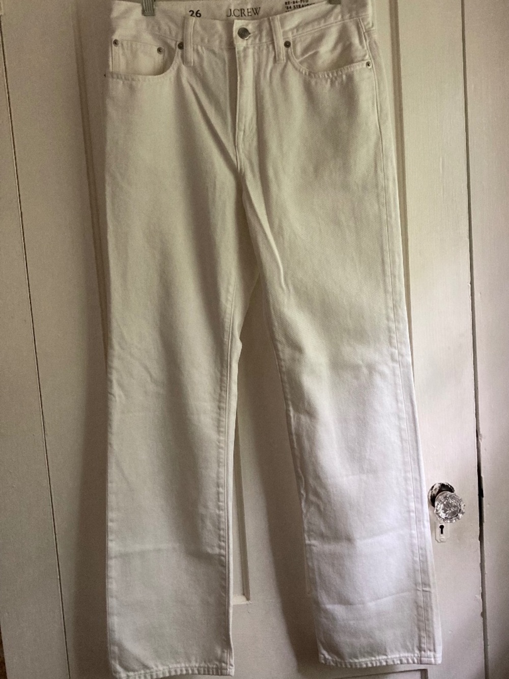 J. Crew Mid-rise straight jean in 1984 rigid NWT 26
